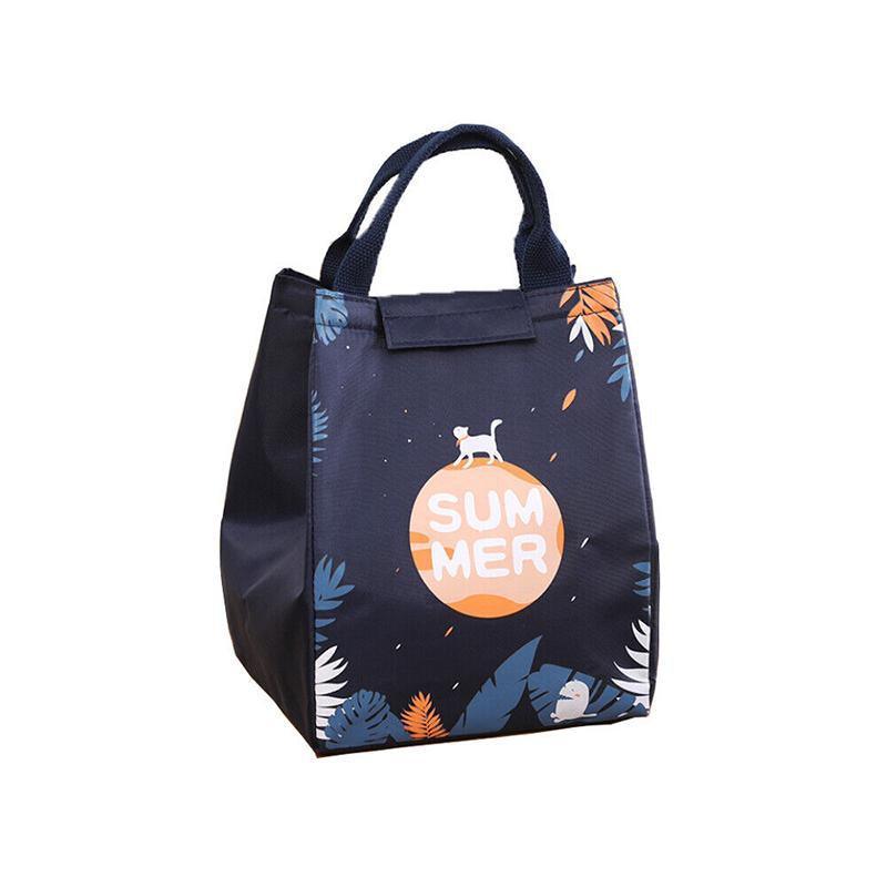 Portable Insulated Thermal Lunch Box Carry Tote Picnic Case Storage Bag 18x24x15cm - E03 (18x24x15cm)