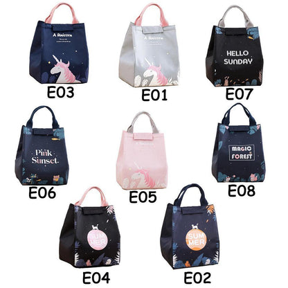 Portable Insulated Thermal Lunch Box Carry Tote Picnic Case Storage Bag 18x24x15cm - E05 (18x24x15cm)