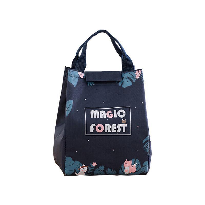 Portable Insulated Thermal Lunch Box Carry Tote Picnic Case Storage Bag 18x24x15cm - E08 (18x24x15cm)