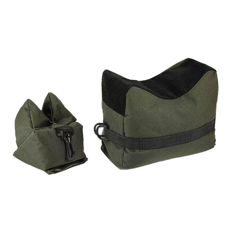 Target Hunting Shooting Range Sand Bag Set Rifle Gun Rest Stand Pack Tactical - Black
