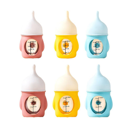 Silicone Pet Milk Feeding Bottle with Scale for Small Puppies and Kittens 20ml 80ml - 20ml-Blue