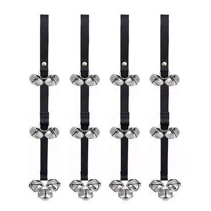 4PCS Pet Training Doorbell Rope Cat Teaser Toy Bell Interactive Play Rope Bell