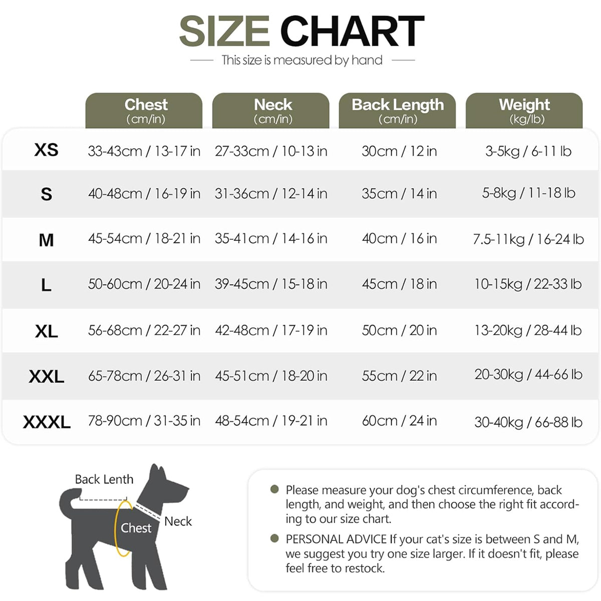Calming Dog Vest for Stress Relief Travel Thunder Wrap Jacket for Medium Large Dogs - XXL