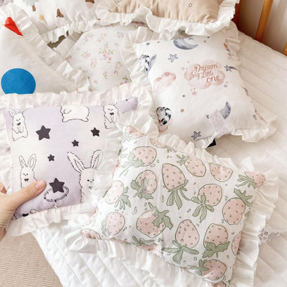 Lace Cat Pillow Soft Pet Cushion for Sleeping Comfortable Kitty Bed Cushion - White Tree