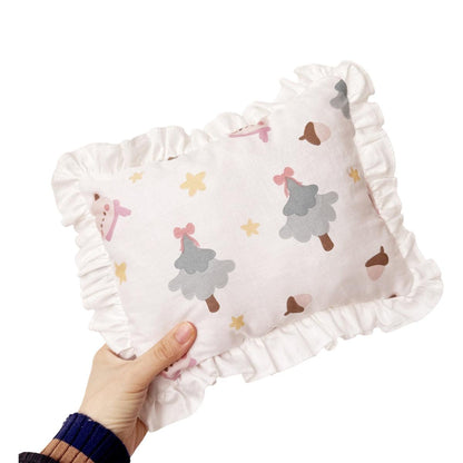 Lace Cat Pillow Soft Pet Cushion for Sleeping Comfortable Kitty Bed Cushion - White Tree