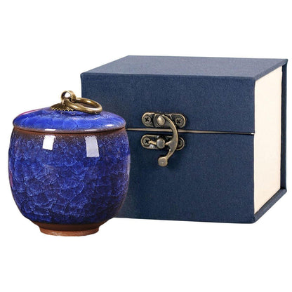 Small Pet Urn for Ashes Memorial Keepsake Urns for Dog Cat Cremation Remains - Yellow