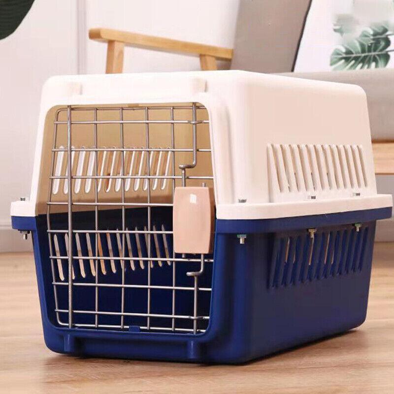S Size Dog Cat Rabbit Portable Tote Crate Pet Carrier Kennel Travel Airline Carry Bag - Black