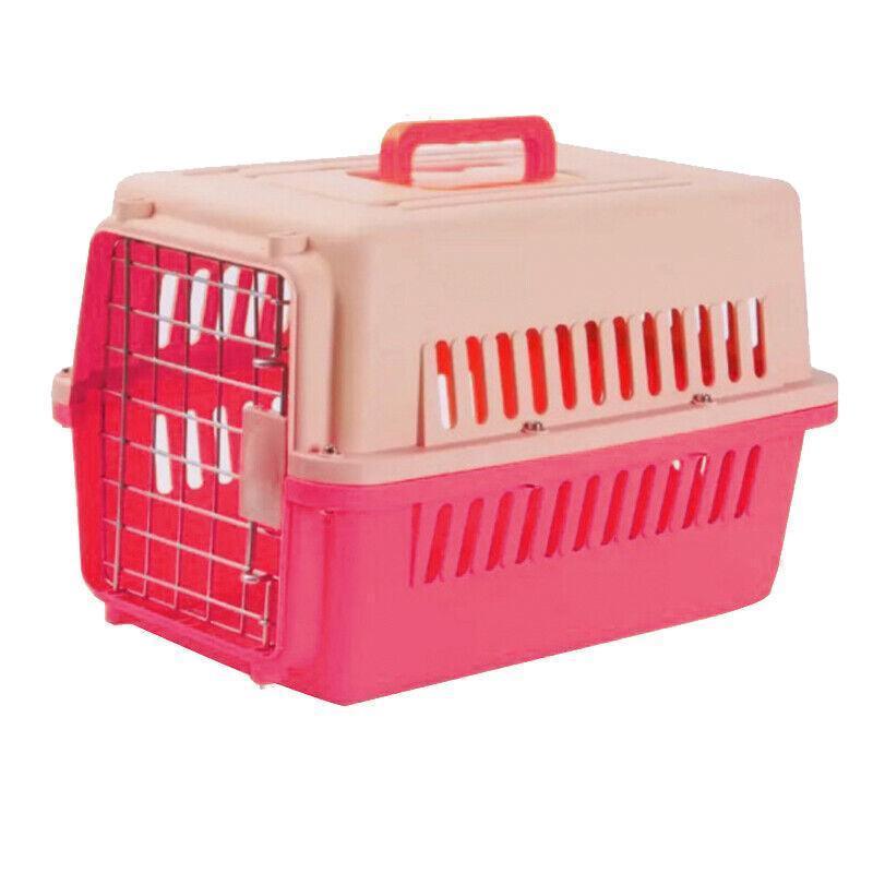 S Size Dog Cat Rabbit Portable Tote Crate Pet Carrier Kennel Travel Airline Carry Bag - Black