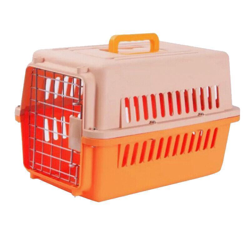 S Size Dog Cat Rabbit Portable Tote Crate Pet Carrier Kennel Travel Airline Carry Bag - Blue