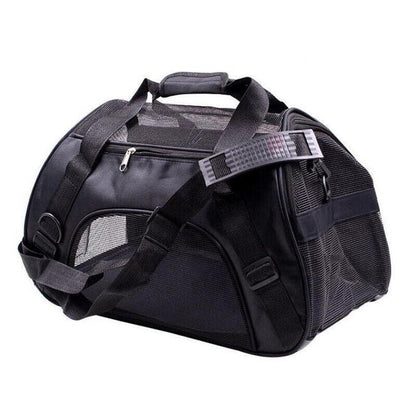 Pet Carrier Bag Portable Large Cat Dog Comfort Tote Travel Bag Airline Approved - Blue