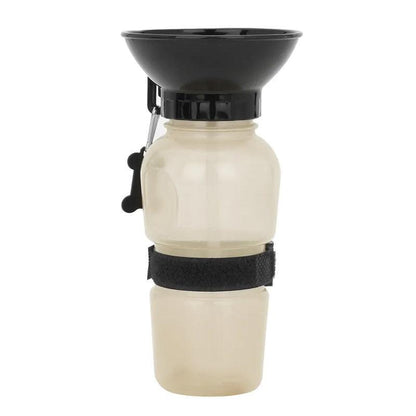 500Ml Dog Cat Water Drinking Bottle Detachable Travel Cup Portable Pet Feeder - Pink