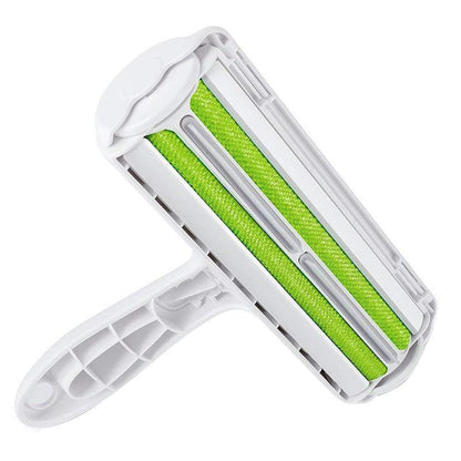 Pet Hair Remover Brush Dog Cat Fur Cleaning Roller Reusable Self Cleaning Tool - Orange