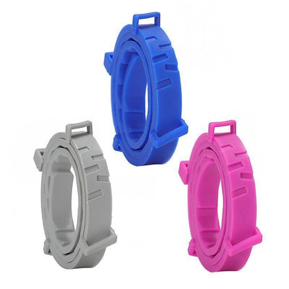 Adjustable Flea and Tick Collar for Dogs and Cats with Natural Repellent - Blue