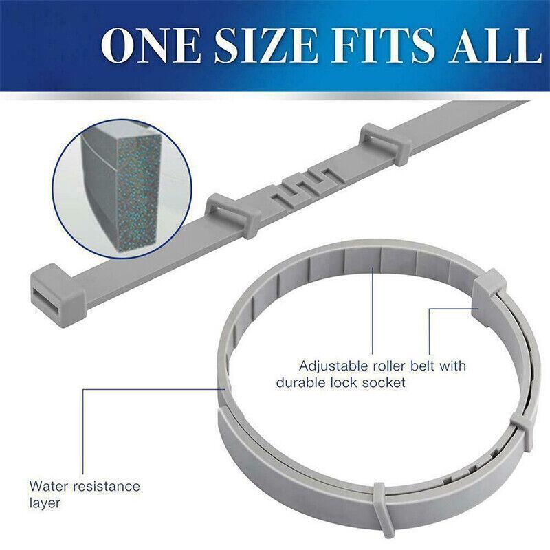 Adjustable Flea and Tick Collar for Dogs and Cats with Natural Repellent - Grey