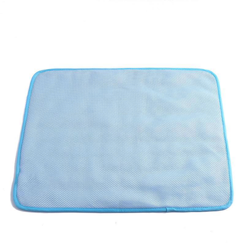 Pet Cool Gel Mat Dog Cat Bed Non-Toxic Breathable Summer Pad 5 Sizes Dog Pad AU - M(60*50cm)