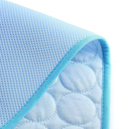 Pet Cool Gel Mat Dog Cat Bed Non-Toxic Breathable Summer Pad 5 Sizes Dog Pad AU - M(60*50cm)