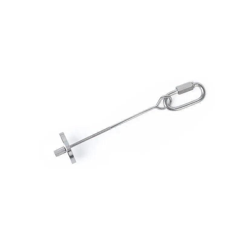 Stainless Steel Bird Parrot Cage Skewer Food Spear Fruit Holder Toy Up To 23Cm - L