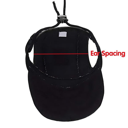 Dog Baseball Cap Outdoor Pet Sun Hat Summer Canvas Visor Puppy L - Blue