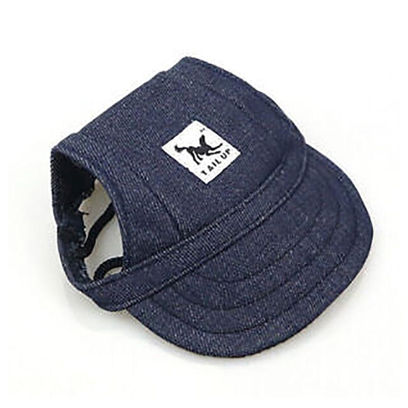 Dog Baseball Cap Outdoor Pet Sun Hat Summer Canvas Visor Puppy XL - Red