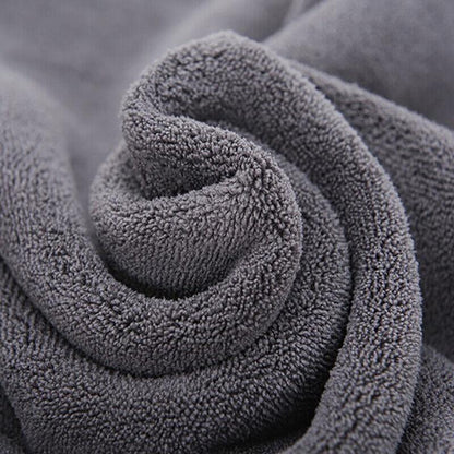 Pet Drying Towel Ultra-Absorbent Water Dog Cat Bath Microfiber Clean Soft Cloth - 70 X 140CM