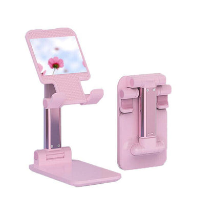 Foldable Adjustable Universal Desk Stand Holder For Mobile Phone Tablet Portable - Green