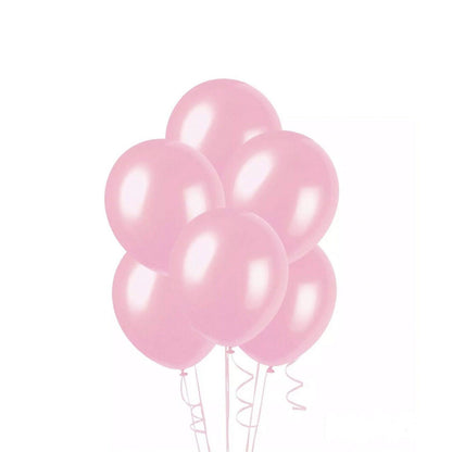 100PCS 10 Inch Latex Balloons Party Decorations Birthday Wedding Balloon Solid Colour - Coral