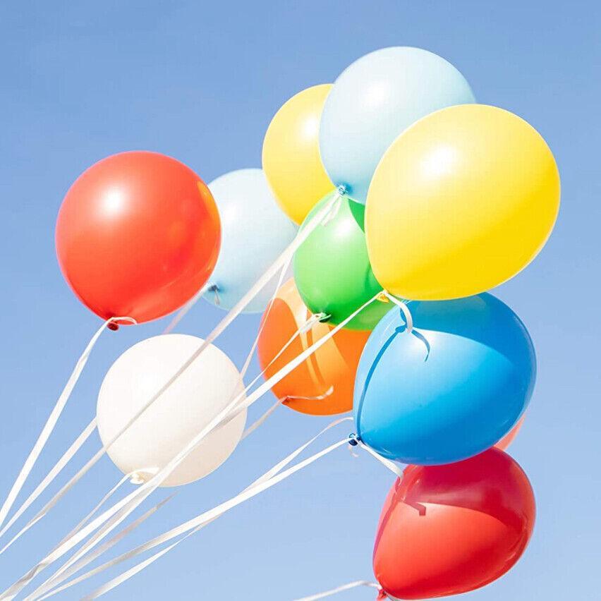 100PCS 10 Inch Latex Balloons Party Decorations Birthday Wedding Balloon Solid Colour - Light Purple