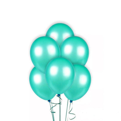 100PCS 10 Inch Latex Balloons Party Decorations Birthday Wedding Balloon Solid Colour - Silver