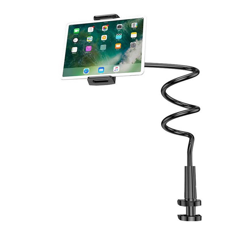 Adjustable Flexible Phone Tablet Holder with Clamp for Bed Desk Mount Use - Pink
