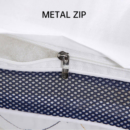 1/2PCS Hotel Style Polyester Fibre Pillow Washable High Rebound Support - 800g-2pcs