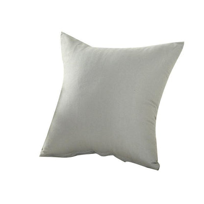 40x40cm Multicoloured Plain Solid Colour Cushion Cover Covers Decorative Pillow Case - Green