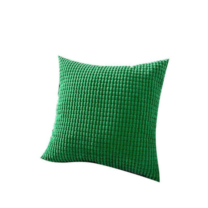 45X45 Plain Solid Colour Cushion Cover Decorative Pillow Case Home Multicoloured - Light Grey