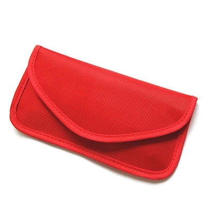 Car Key Case For Faraday Cage Fob Pouch Keyless RFID Blocking Bag - Pink