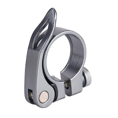 Quick Release Bicycle Seat Tube Clamp Multi Color Lever Lock Cycling Accessories - Golden-3-4