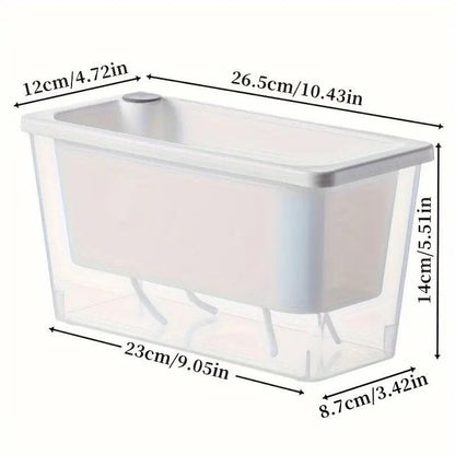 Balcony Vegetable Pot Planter Lazy Self Priming Flower Pot for Indoor Gardening - Green