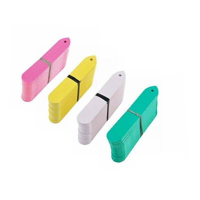 100PCS Plant Labels Flexible Pvc Plastic Garden Tag Nursey Seeding Marker Pen Bulk Sale - Pink