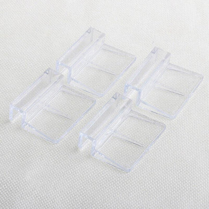 4Pcs Plastic Clips Glass Cover Support Holder Aquarium Fish Tank 6/8/10/12Mm New - 6MM