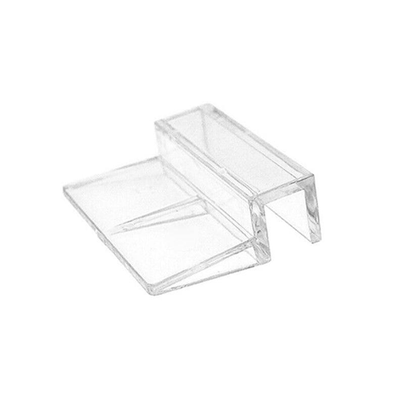 4Pcs Plastic Clips Glass Cover Support Holder Aquarium Fish Tank 6/8/10/12Mm New - 6MM