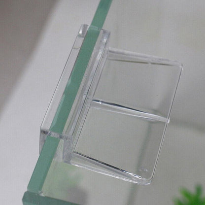4Pcs Plastic Clips Glass Cover Support Holder Aquarium Fish Tank 6/8/10/12Mm New - 8MM