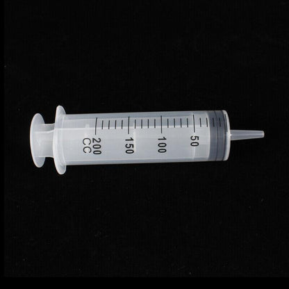 100-200Ml Reusable Hydroponics Nutrient Measuring Syringe - 200Ml