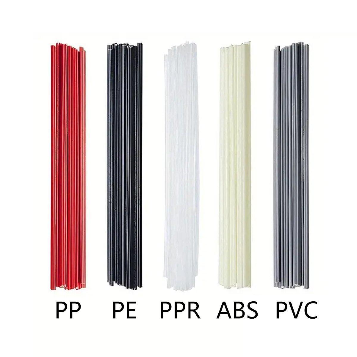 Bumper Plastic Welding Rod Torch 50CM/25CM Assorted Colours and Materials - Red - PP 20cm