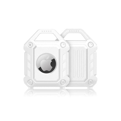 Waterproof Apple AirTag Protective Case TPU Cover Air Tag Tracker Loop Holder - Green
