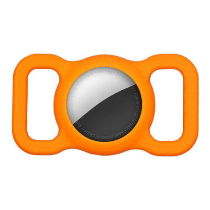 Silicone Collar Attachment Case Compatible with Tracking Device for Pets - Black