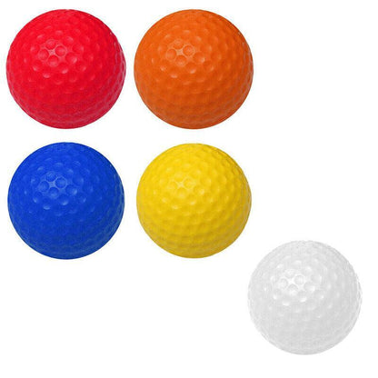 12 Pack Indoor/Outdoor Golf Practice Foam Balls - Yellow