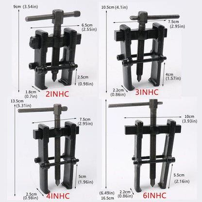 Small Wheel Bearing Puller Two Claws Dismantling Multifunctional Remover Tool - 6 inch