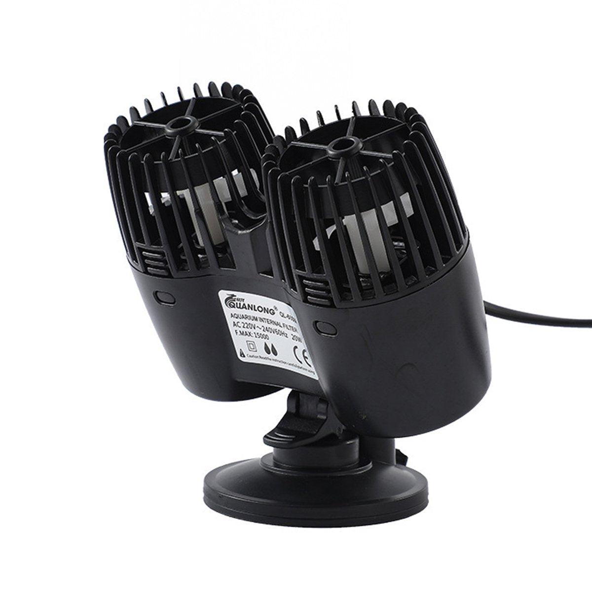 Aquarium Wave Maker Fish Tank Water Circulation Pump Powerhead with Suction Cup - 800M 25W