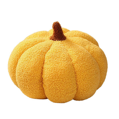 Soft Plush Pumpkin Pillow Cushion Sofa Living Room Bay Window Decor Indoor Toy - Red