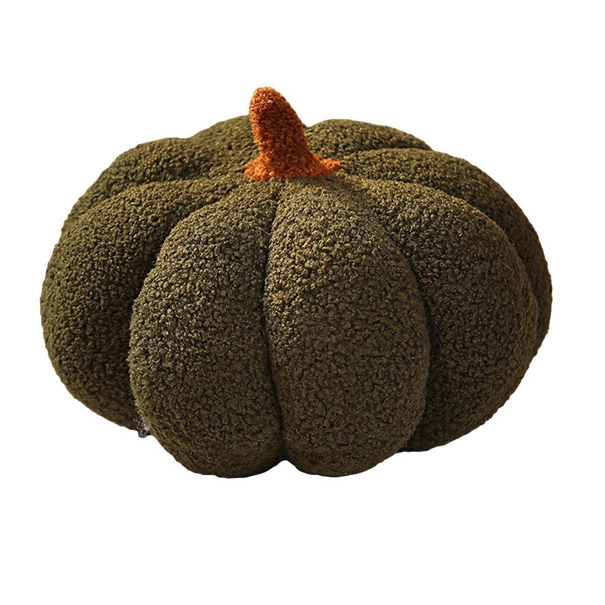Soft Plush Pumpkin Pillow Cushion Sofa Living Room Bay Window Decor Indoor Toy - Red
