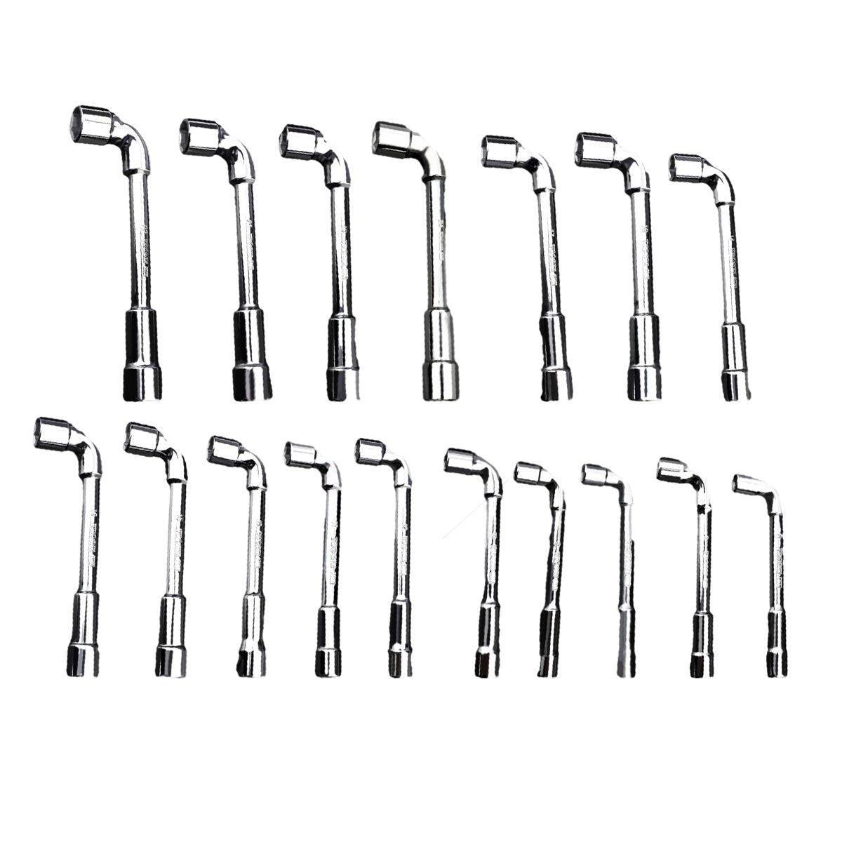 6-23mm L Shaped Socket Wrench Elbow Multi Size Hardware Repair Tool Set - 6mm