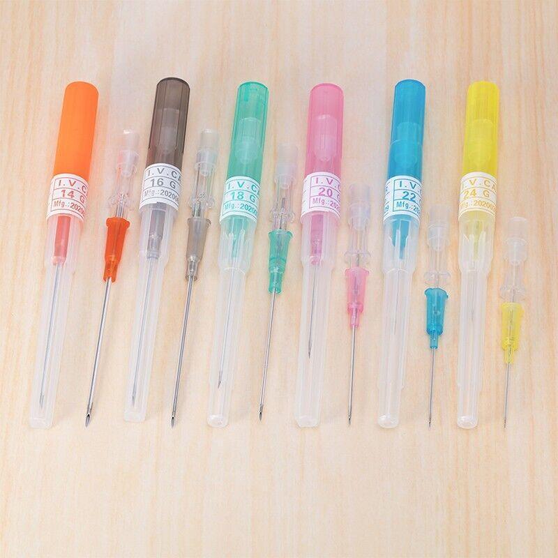 14G - 26G Catheter Cannular Tube Sterilized Body Piercing Needles 5Pcs - 0.7MM 22G